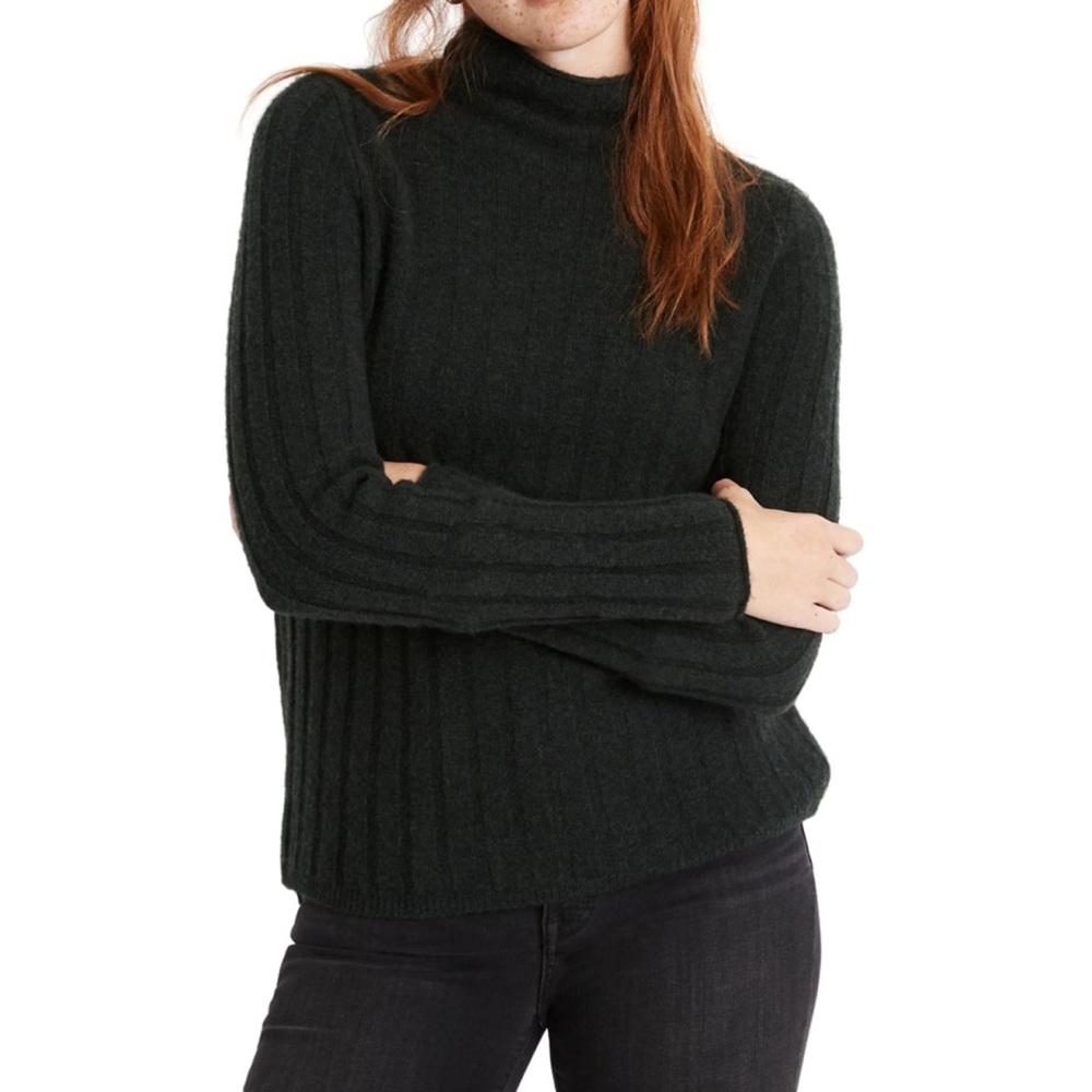 Madewell Evercrest Turtleneck Knit Sweater NEW